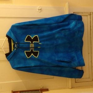Under armour blue hoodie Sz L